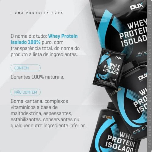 Whey Protein Dux Isolado 900g Pote - Chocolate Branco