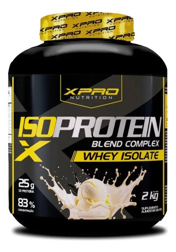 Whey protein iso blend complex 2kg baunilha zero acucar xp