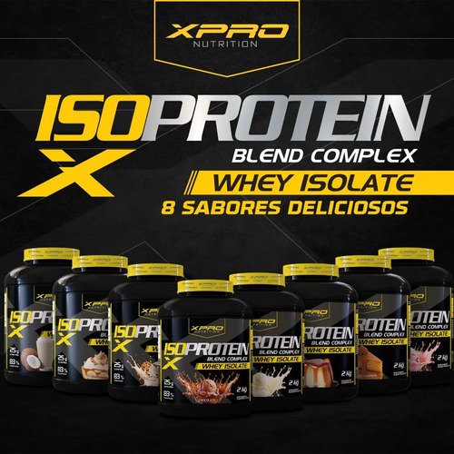 Whey Protein Iso Blend Complex 2kg Baunilha Zero Açúcar - XPro Nutrition