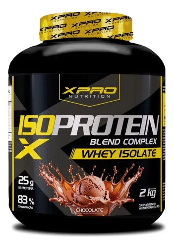 Whey protein iso blend complex 2kg de chocolate zero acucar