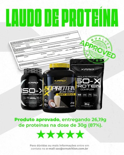 Whey Protein Iso Blend Complex 2kg de Chocolate Zero Açúcar - XPro Nutrition