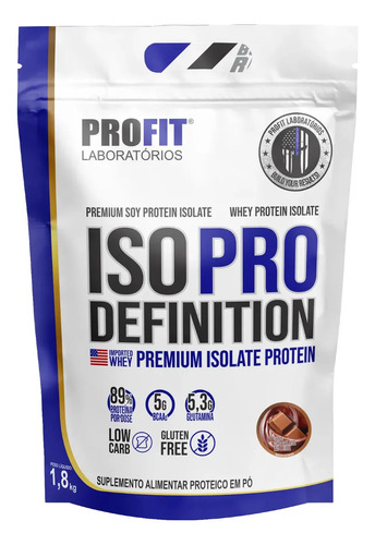 Whey protein iso pro definition refil 18kg chocolate profit