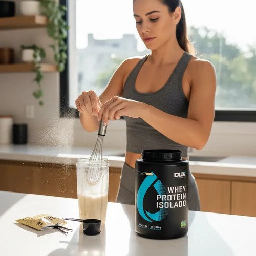 Whey Protein Isolado Dux Nutrition - Pote 900g Baunilha