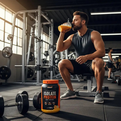 Whey Protein Isolate New Millen de Laranja, 900g