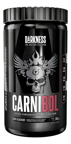 Whey proteina de carne carnibol blueberry 900g darkness