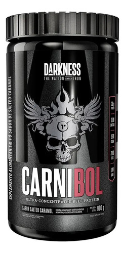 Whey proteina de carne carnibol salted caramel 900g darkness