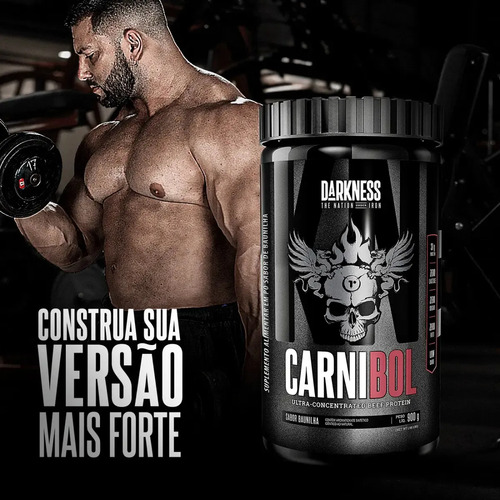 Whey Proteína de Carne Carnibol Salted Caramel 900g Darkness