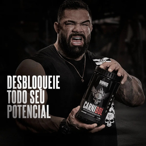 Whey Proteína de Carne Carnibol Salted Caramel 900g Darkness