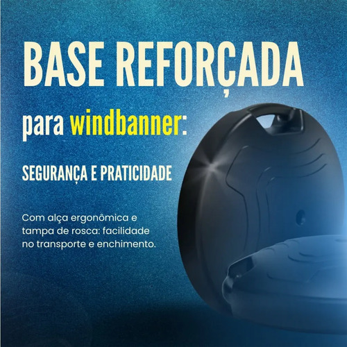 Wind Banner Personalizado Kit Completo Do Seu Jeito 2,8m