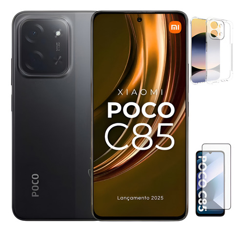 Xiaomi poco c85 preto 256gb 8gb ram dual sim black