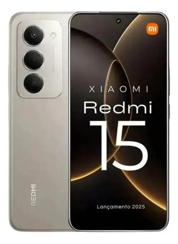 Xiaomi redmi 15 dual sim 16ram256gb 2025 top 1 cinza titan