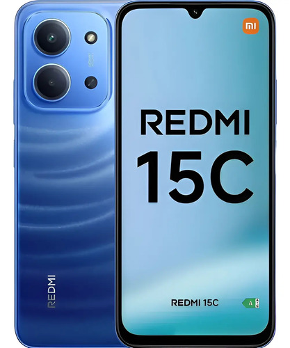 Xiaomi redmi 15c 256gb 8gb ram dual sim cor azul