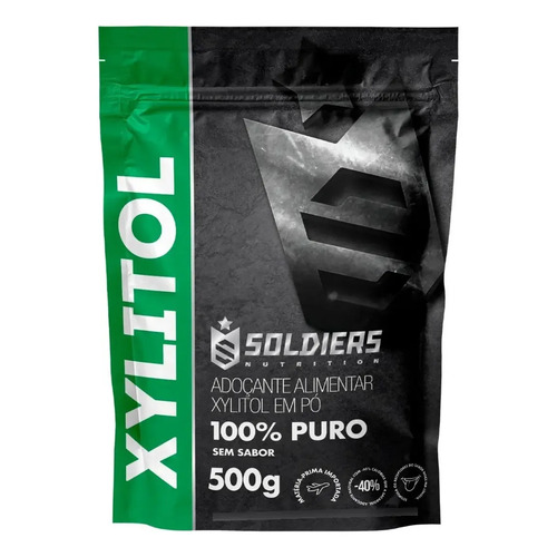 Xylitol 500g 100 puro soldiers nutrition natural 1