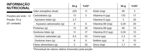 YoPro Bar 55g Display com 12 unidades Chocolate Nutrata