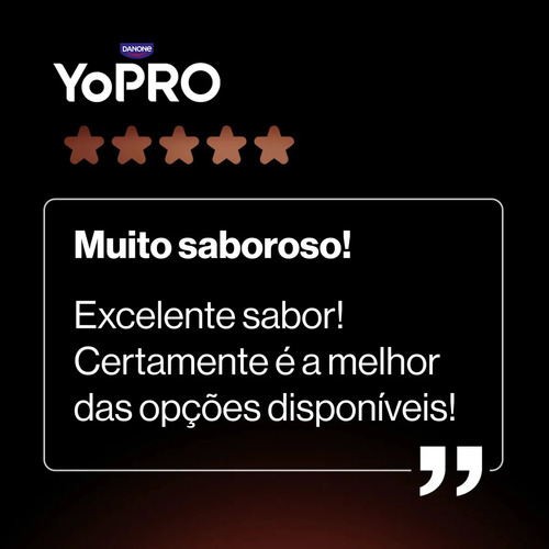 YoPRO Bebida Láctea UHT Chocolate 15g de proteínas 250ml - 12 unidades