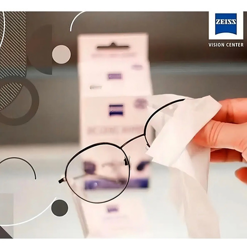 Zeiss Lens Wipes x100 Lenços Umedecido Limpa Lentes Óculos