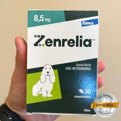 Zenrelia 8,5mg Anti-coceira Dermatite Cães Elanco Cx 30comp