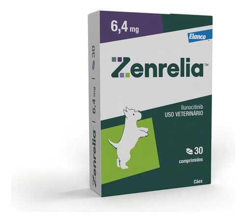 Zenrelia tab 64mg 30 comprimidos dermatite caes elanco