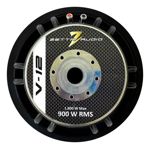 Zetta Audio Subwoofer V-12 900wrms Cinza 4 Ohms
