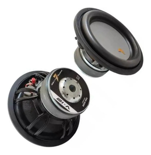 Zetta Audio Subwoofer V-12 900wrms Cinza 4 Ohms